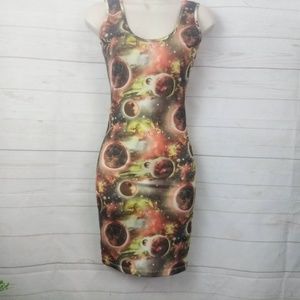 Goodtime Body con Space Planet Galaxy Dress SM